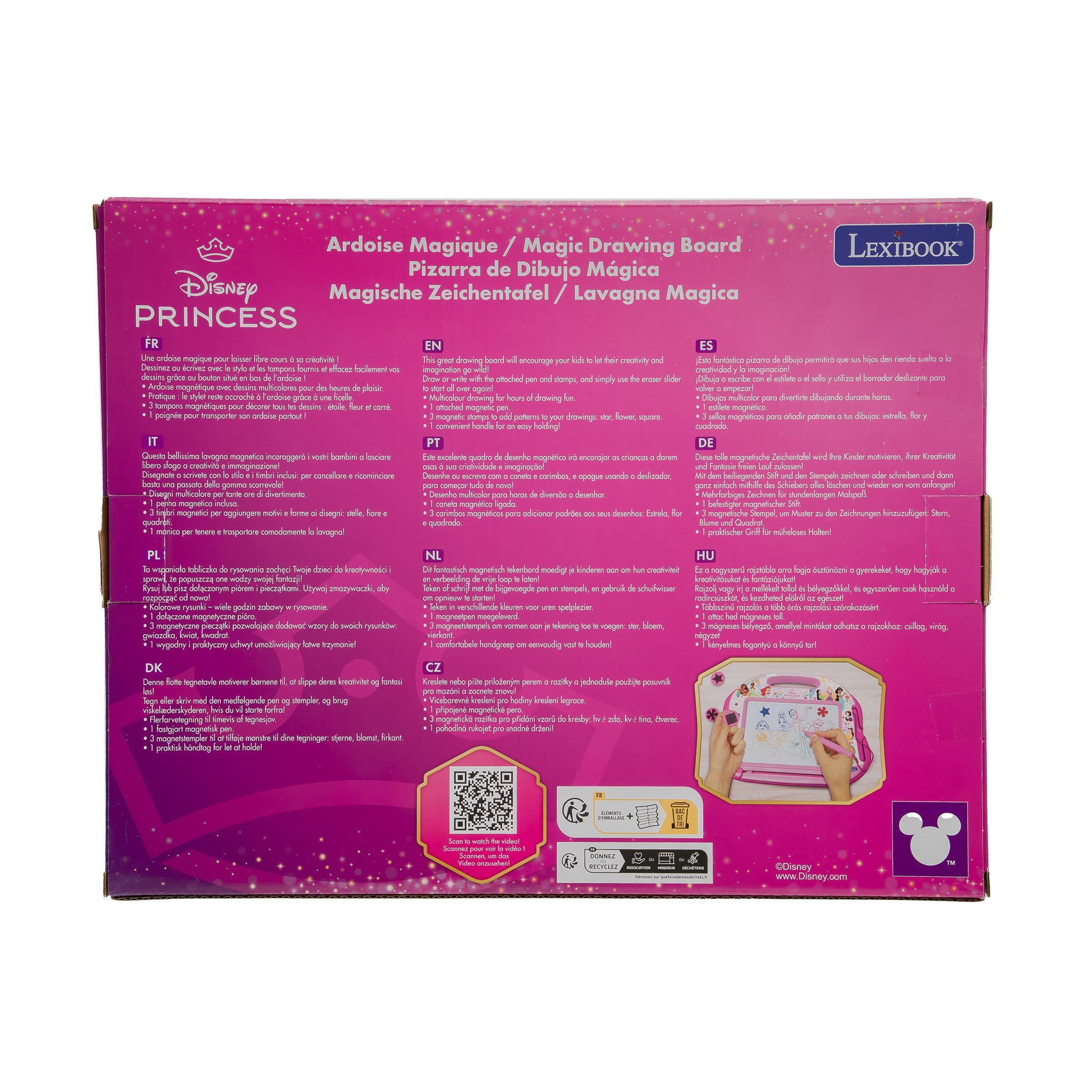 Voir la diapositive 4 : Lexibook Ardoise Magique Disney Princesses