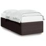 Voir la diapositive 2 : VIDAXL Cadre de lit sans matelas marron fonce 90x200 cm tissu