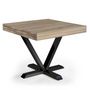 Voir la diapositive 2 : Paris Prix Table à Manger Extensible  Shoreditch  90-180cm Chêne Clair