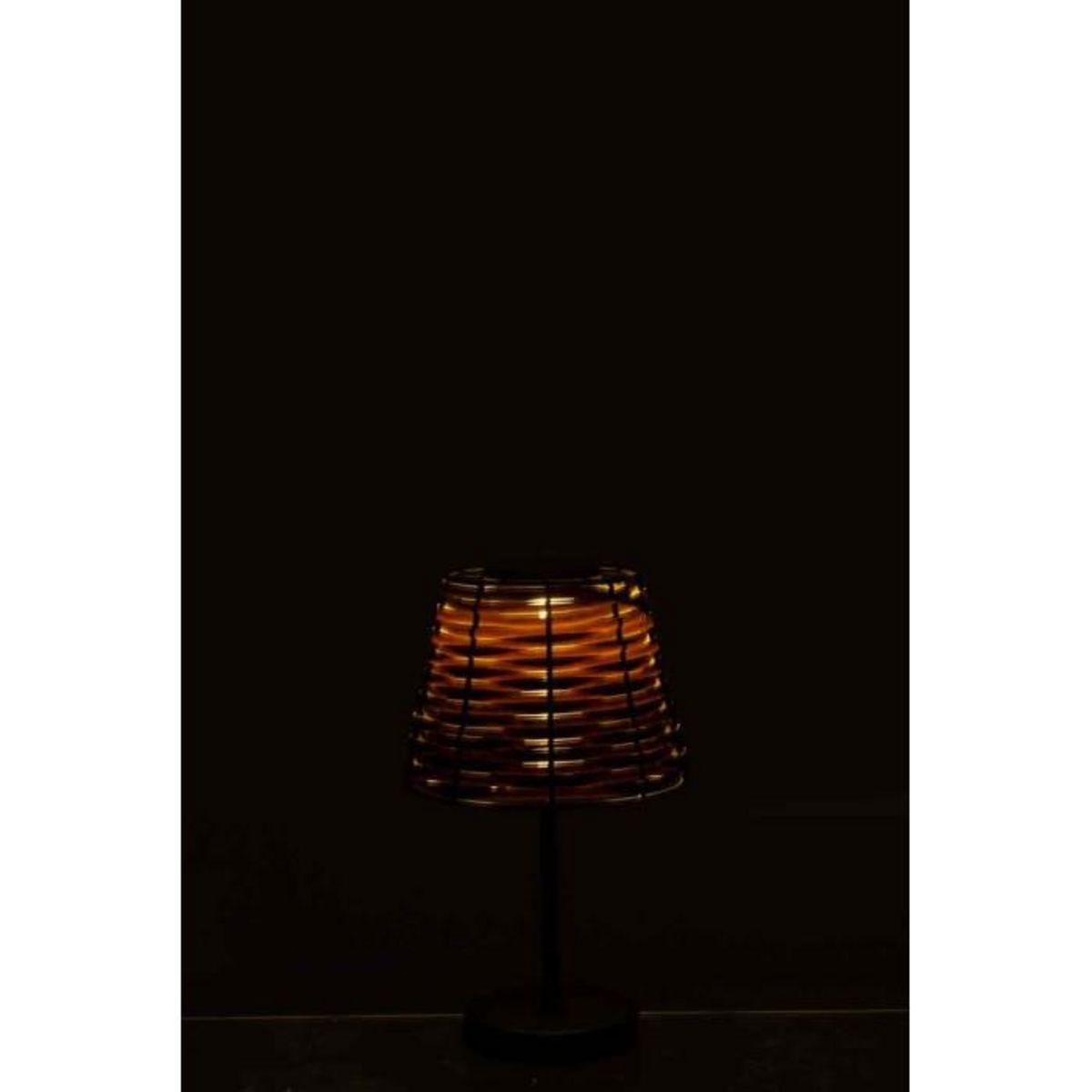 Paris Prix Lampe à Poser Led  Énergie Solaire  32cm Marron