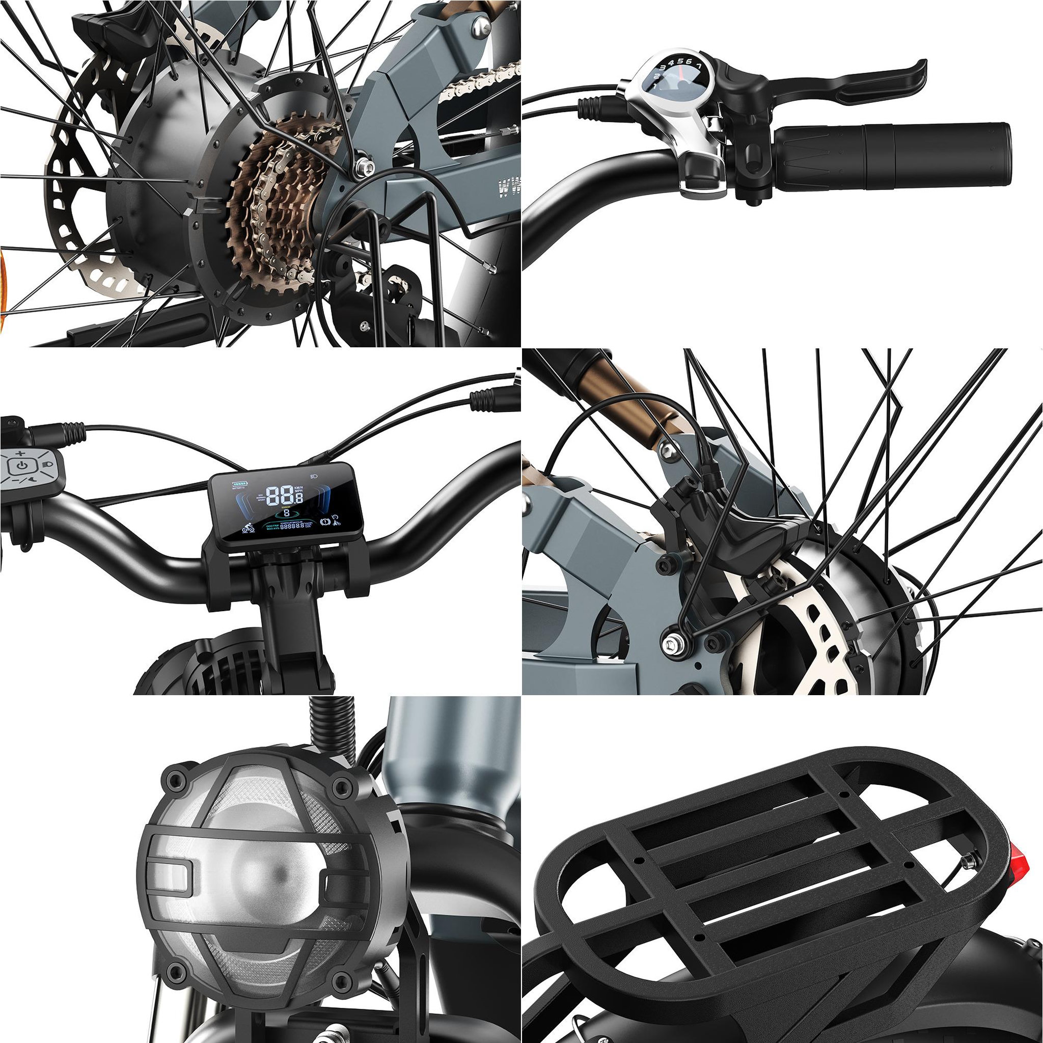Voir la diapositive 4 : WILDEWAY Vélo électrique avec capteur de couple wildeway soared-max