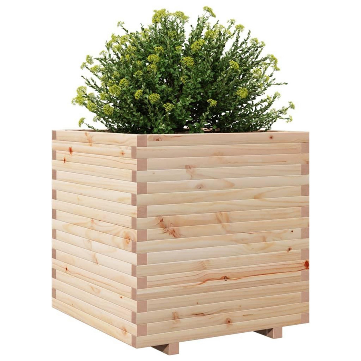 VIDAXL Jardiniere 70x70x72 cm bois de pin massif