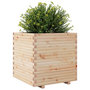Voir la diapositive 4 : VIDAXL Jardiniere 70x70x72 cm bois de pin massif