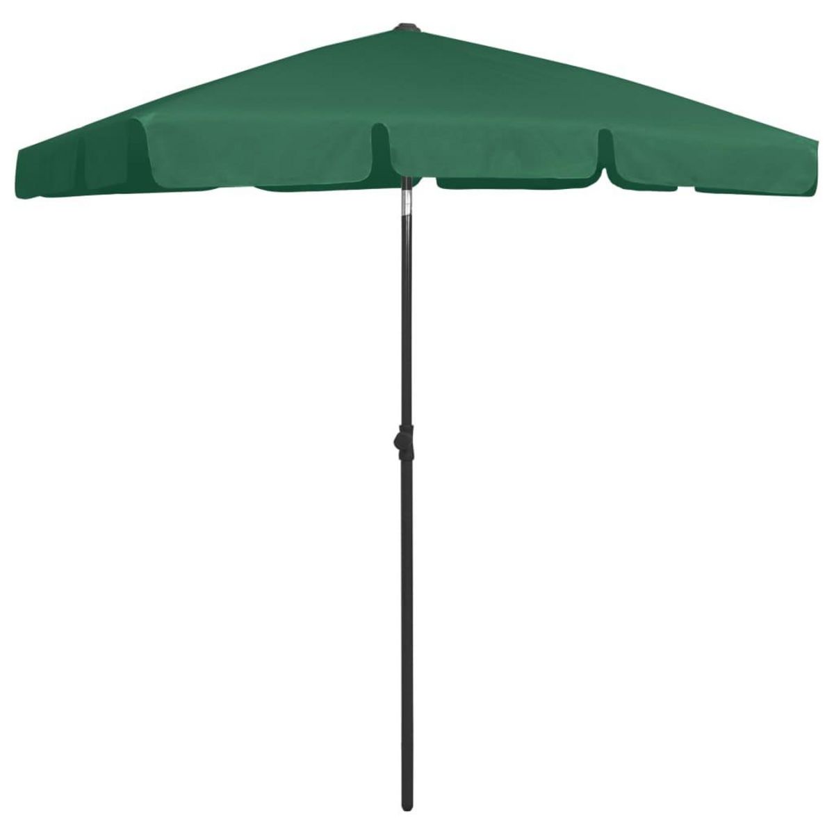 VIDAXL Parasol de plage vert 180x120 cm