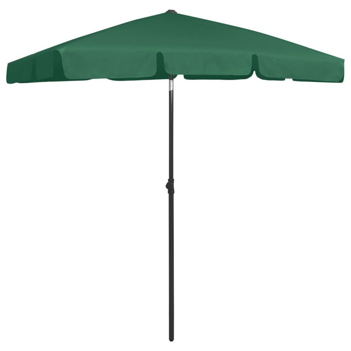 VIDAXL Parasol de plage vert 180x120 cm
