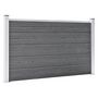 Voir la diapositive 2 : VIDAXL Cloture de jardin WPC 699x106 cm Gris