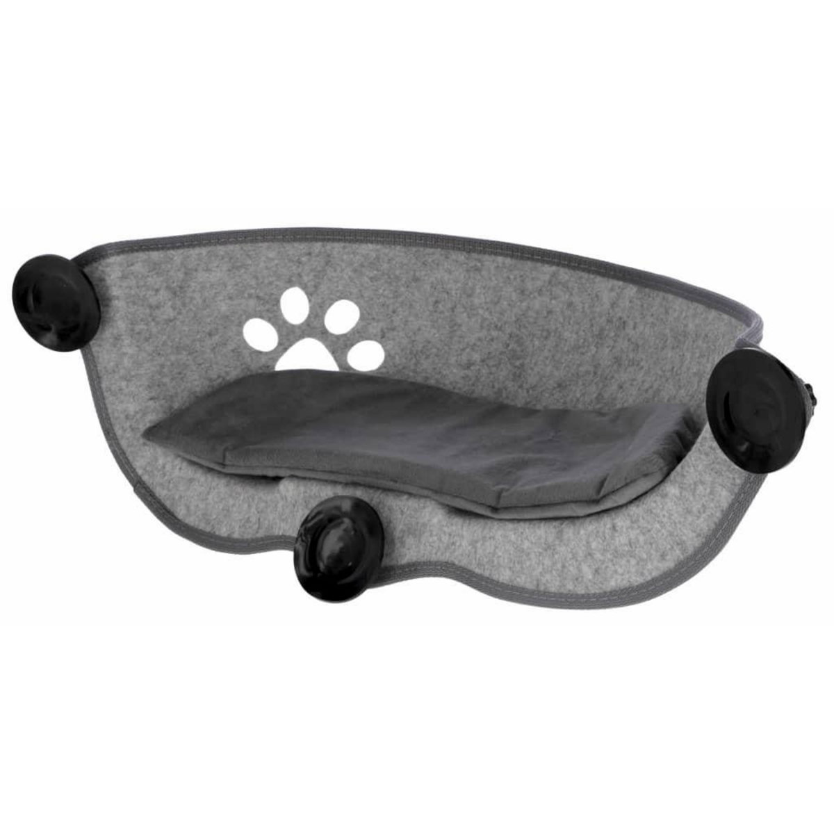KERBL Kerbl Lit de bronzage de fenetre pour chat Filzino 70x26x26 cm Gris