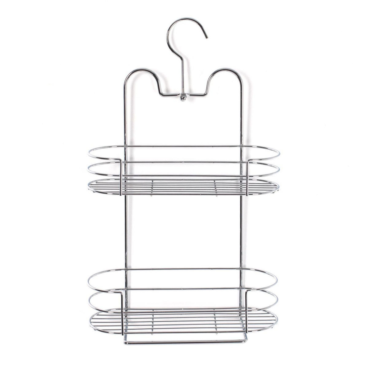 FIVE Etagère de douche ou baignoire en métal - 2 Niveaux - 25 x 41 cm