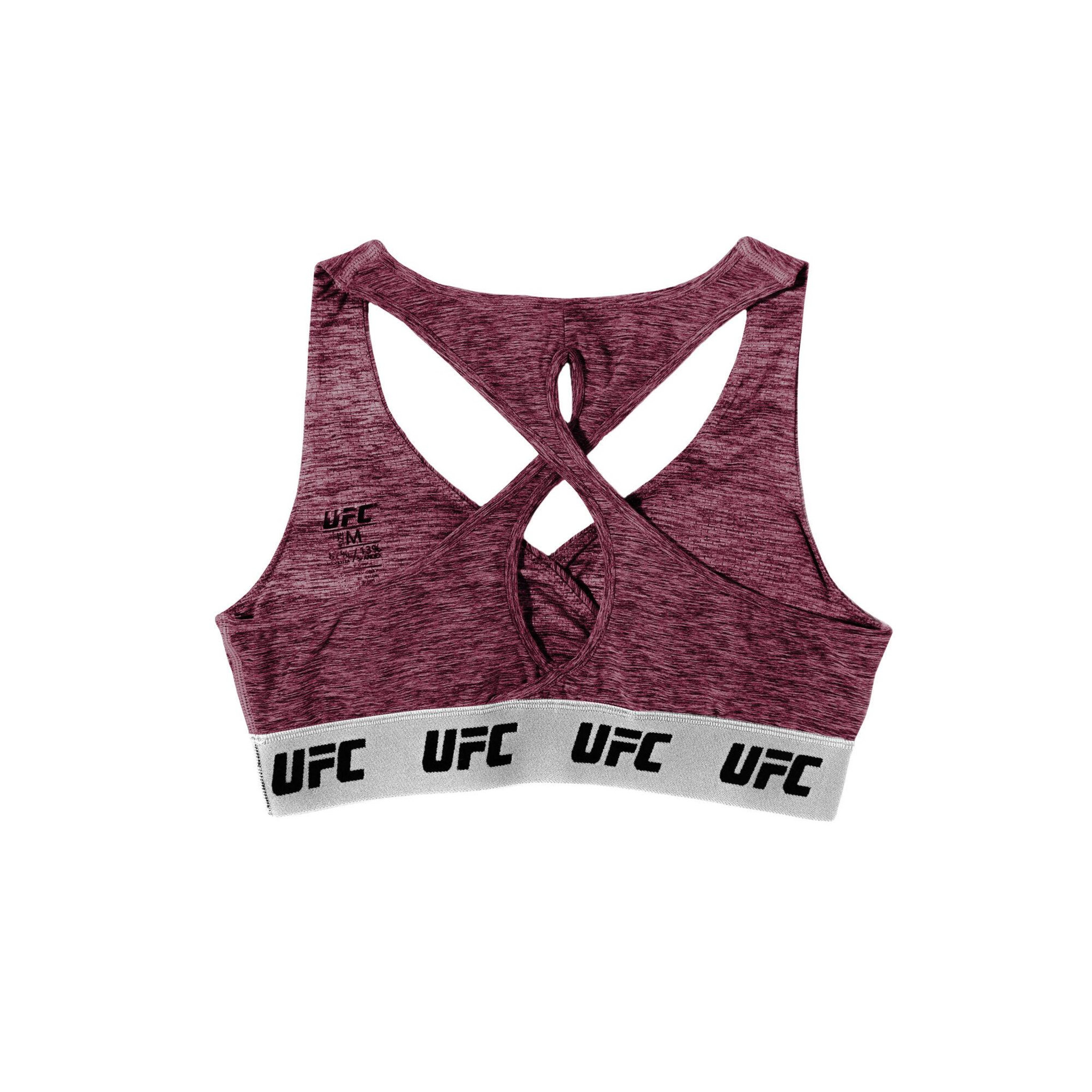 Voir la diapositive 2 : UFC Brassière à bretelles de sport et de crossfit - Femme - UFC - Violet - Taille L