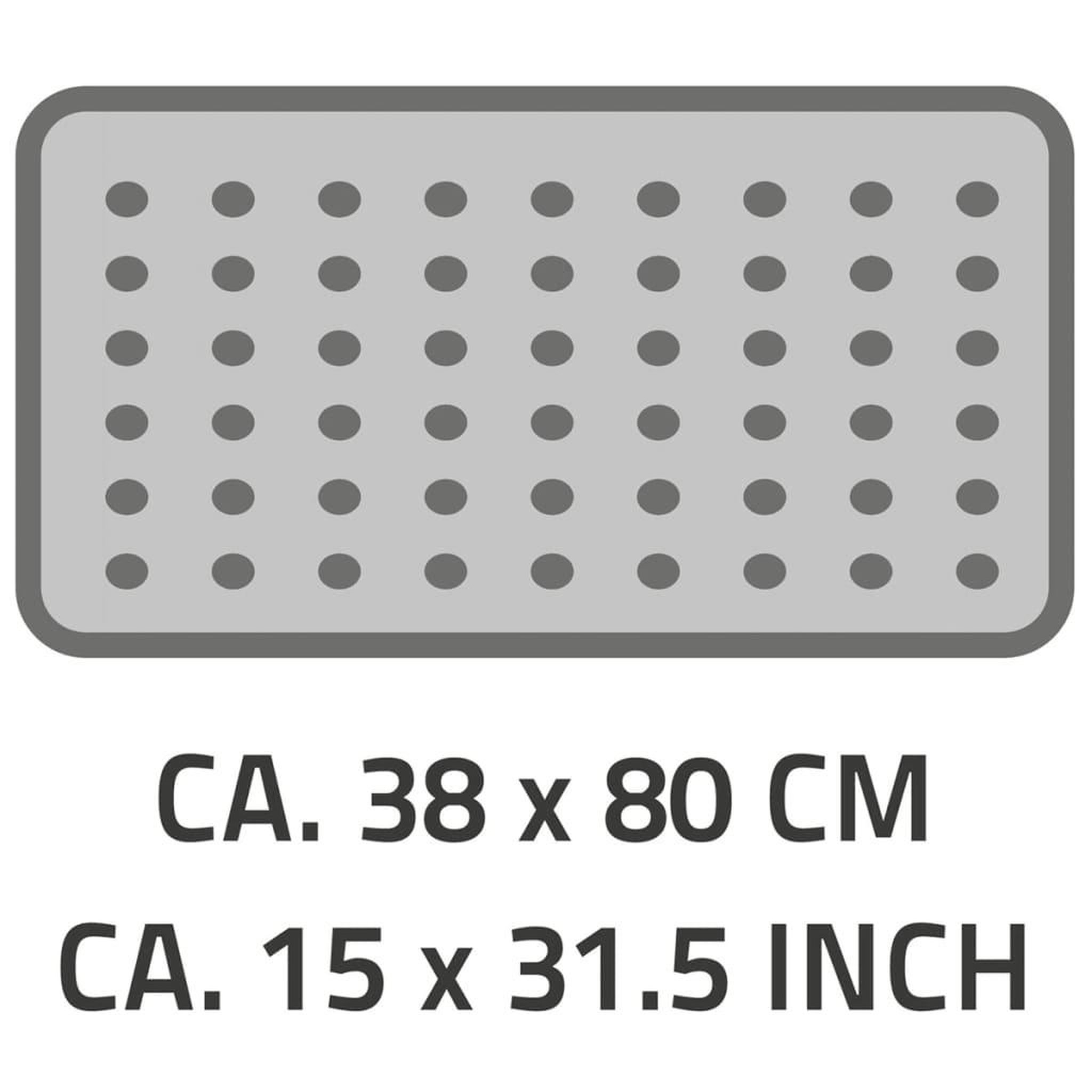 Voir la diapositive 3 : RIDDER RIDDER Tapis de bain antiderapant Playa 80 x 38 cm Neon bleu 68303