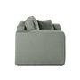 Voir la diapositive 2 : BEST MOBILIER Topaze - fauteuil - en tissu velours relief