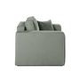 Voir la diapositive 2 : BEST MOBILIER Topaze - fauteuil - en tissu velours relief