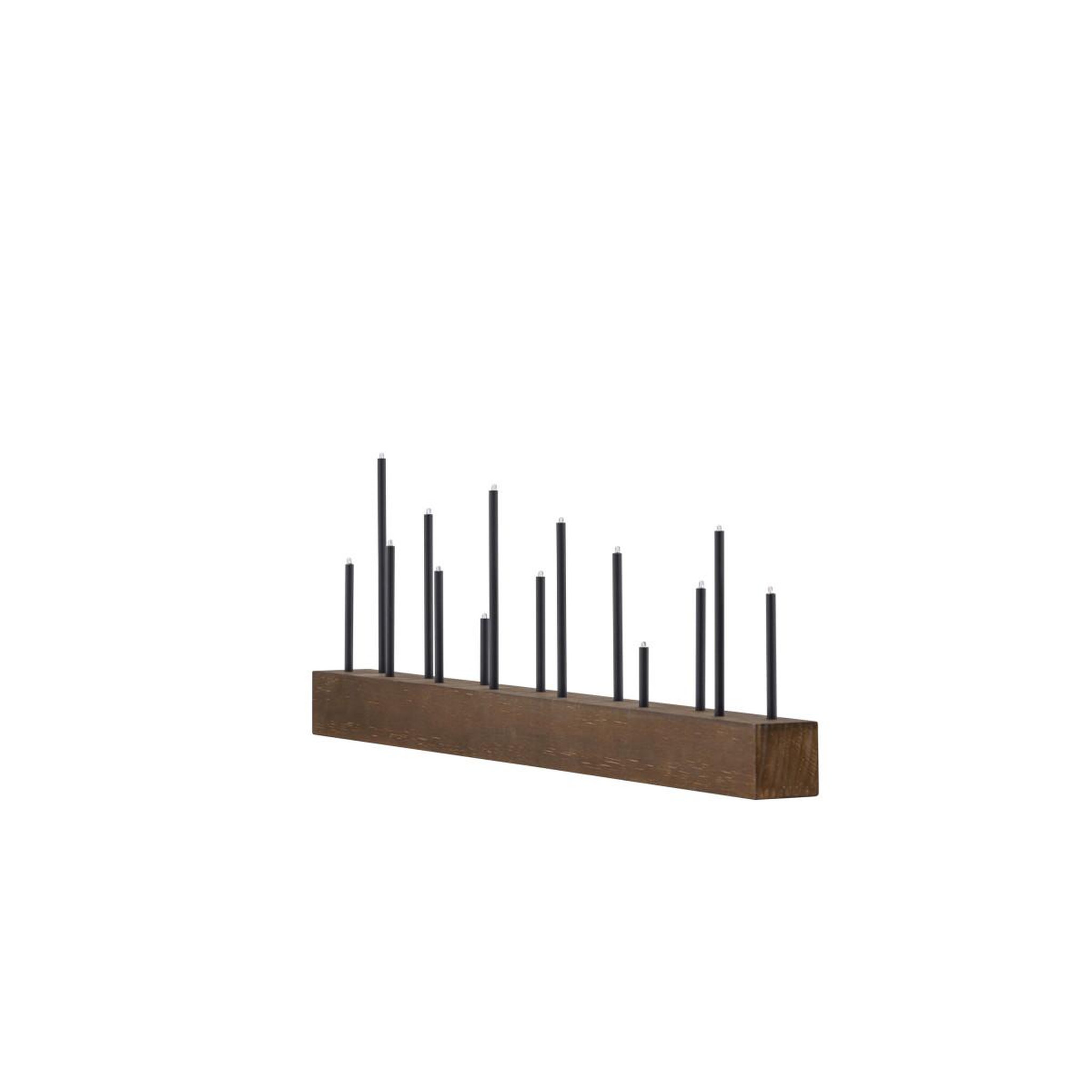 Voir la diapositive 6 : Paris Prix Lampe à poser bougeoir  kungsberget  77cm marron