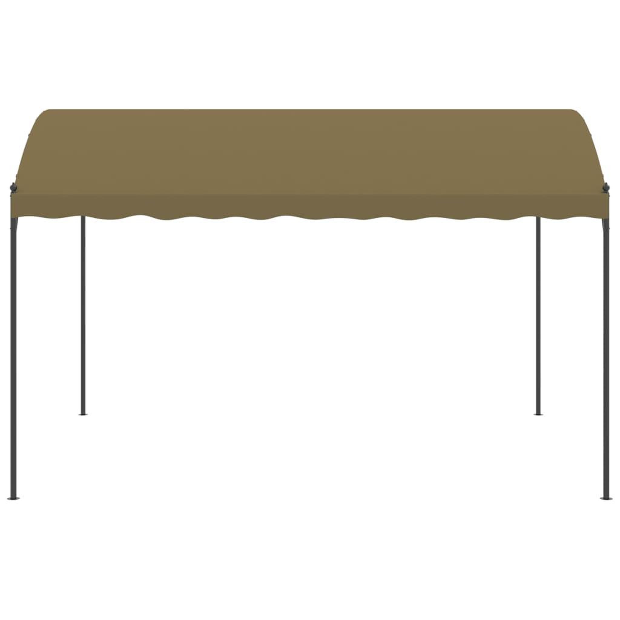 Voir la diapositive 4 : VIDAXL Belvedere 4x3x2,6 m taupe 180 g/m^2