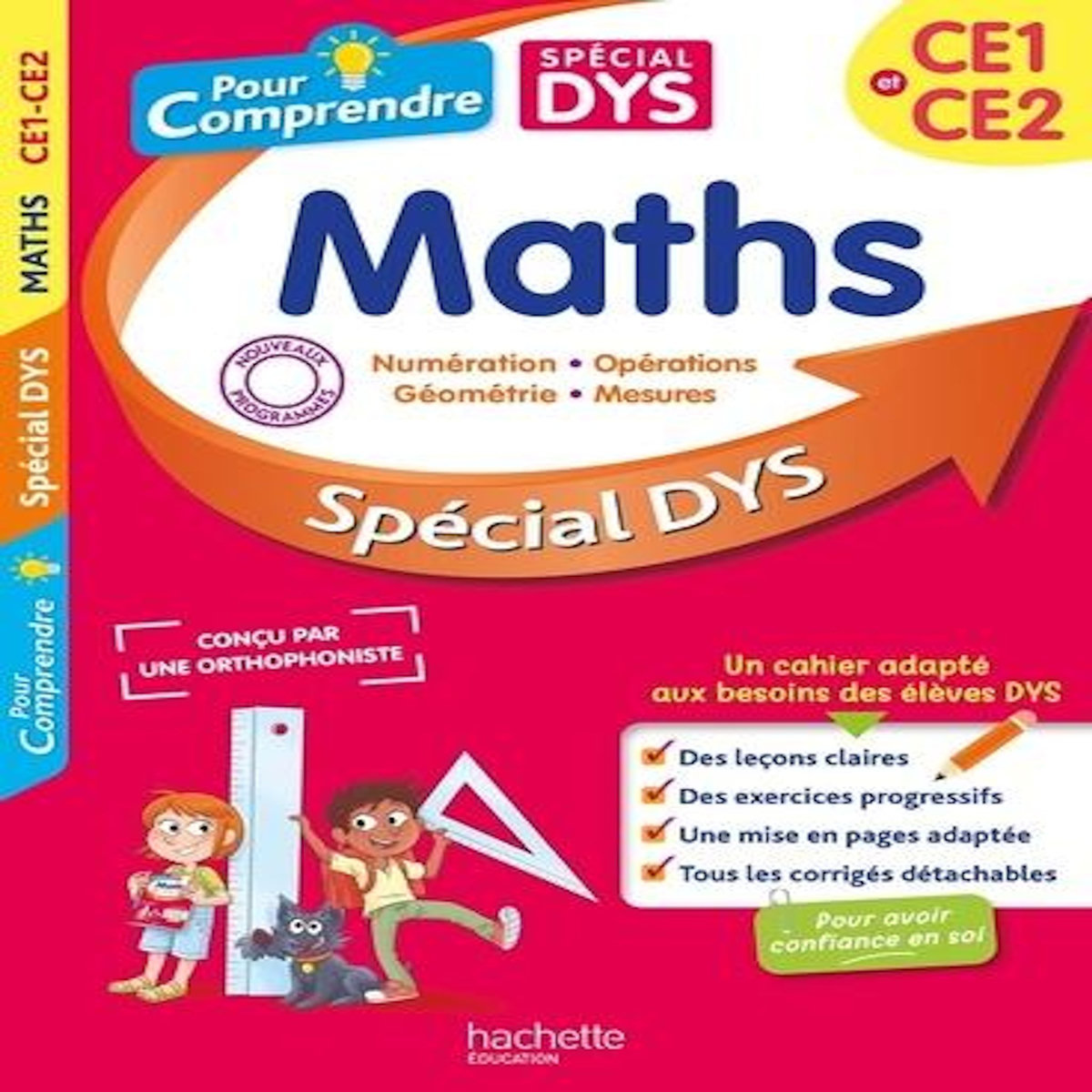 MATHS CE1 ET CE2 [ADAPTE AUX DYS], Viron Laure