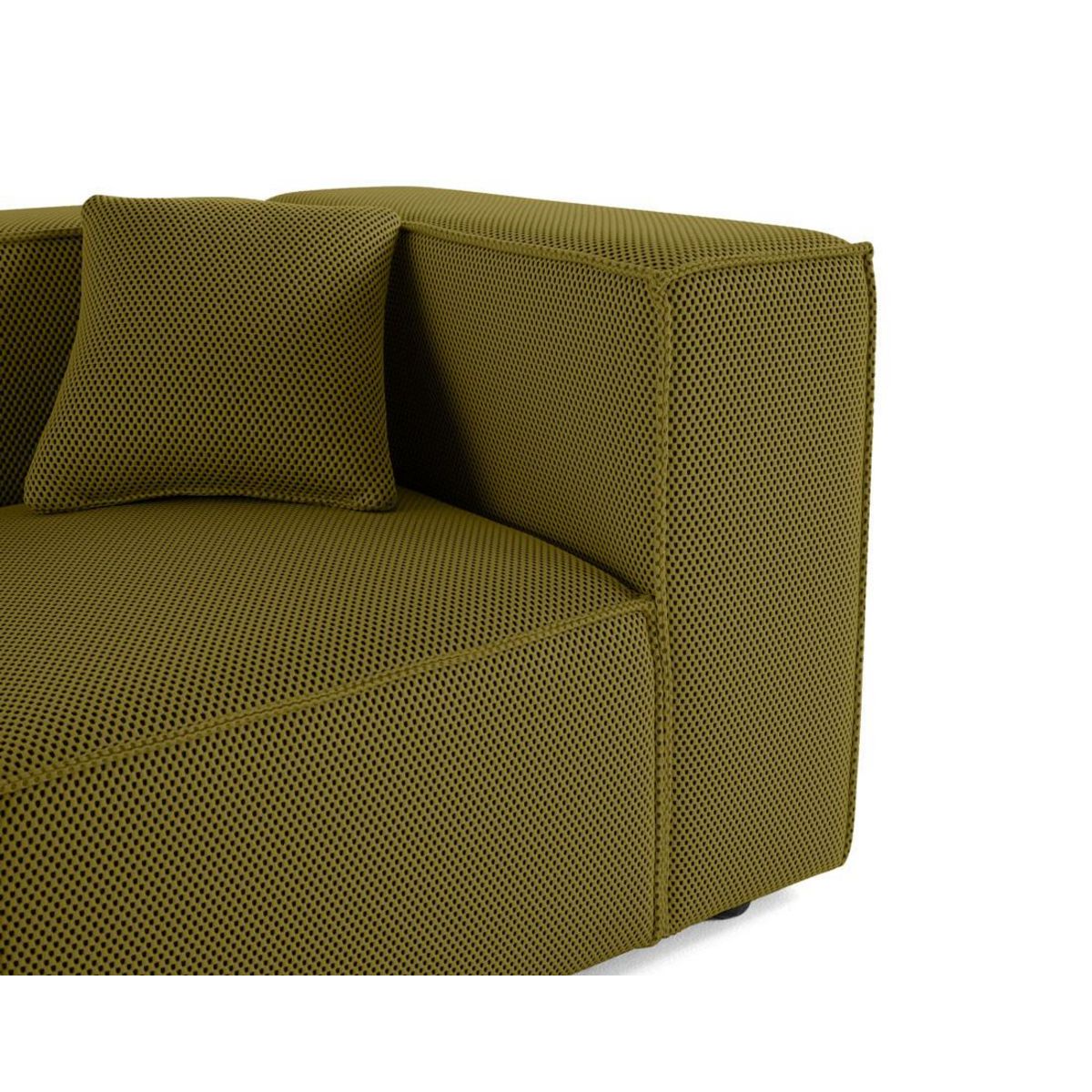 LISA DESIGN Arty - module d'assise droit - en tissu mailles 3d