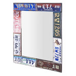 Paris Prix Miroir Mural Vintage  Plaques  81cm Multicolore