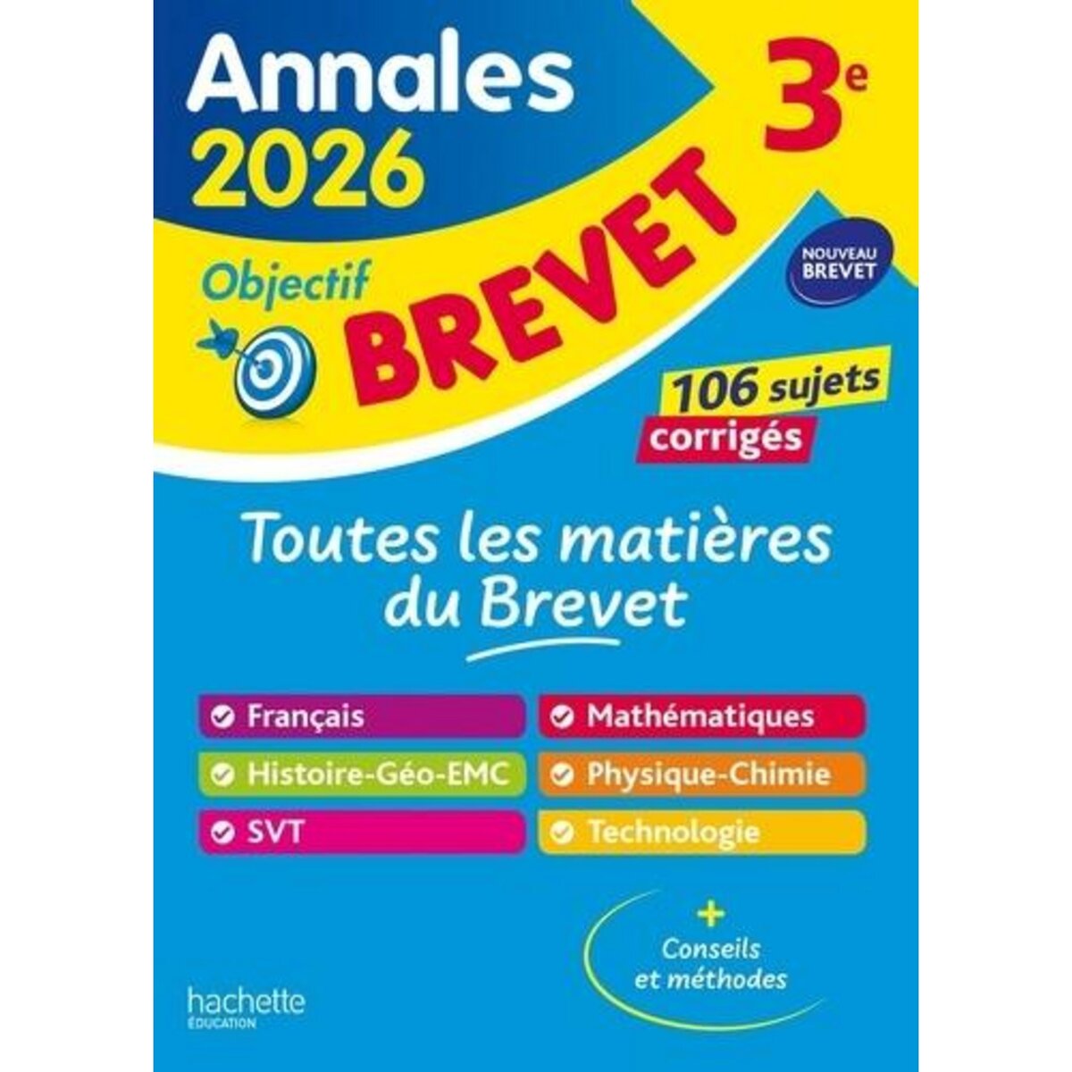 TOUT-EN-UN 3E ANNALES BREVET. SUJETS & CORRIGES, EDITION 2026, Dessaint Sébastien