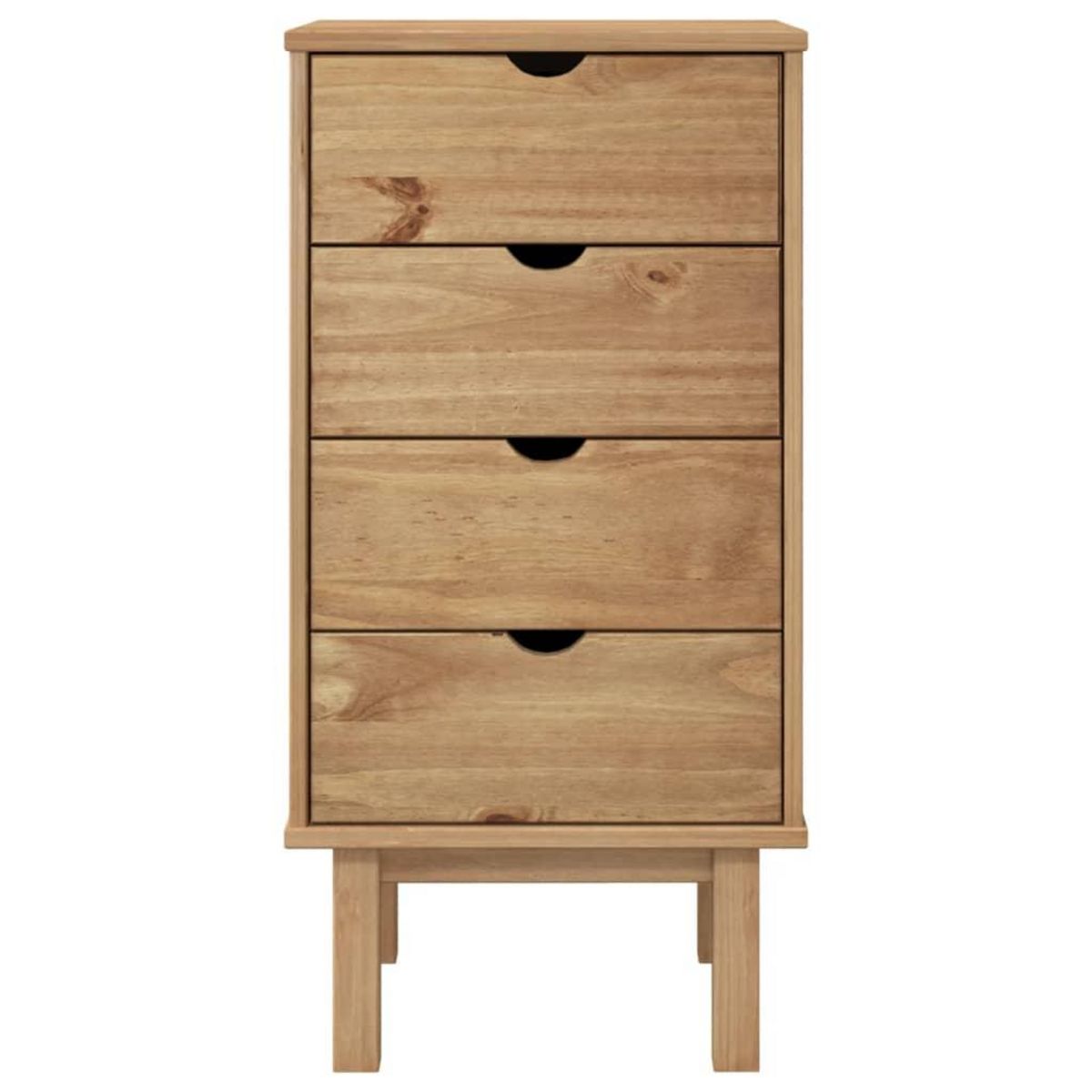 VIDAXL Commode OTTA 45x39x90 cm bois de pin massif