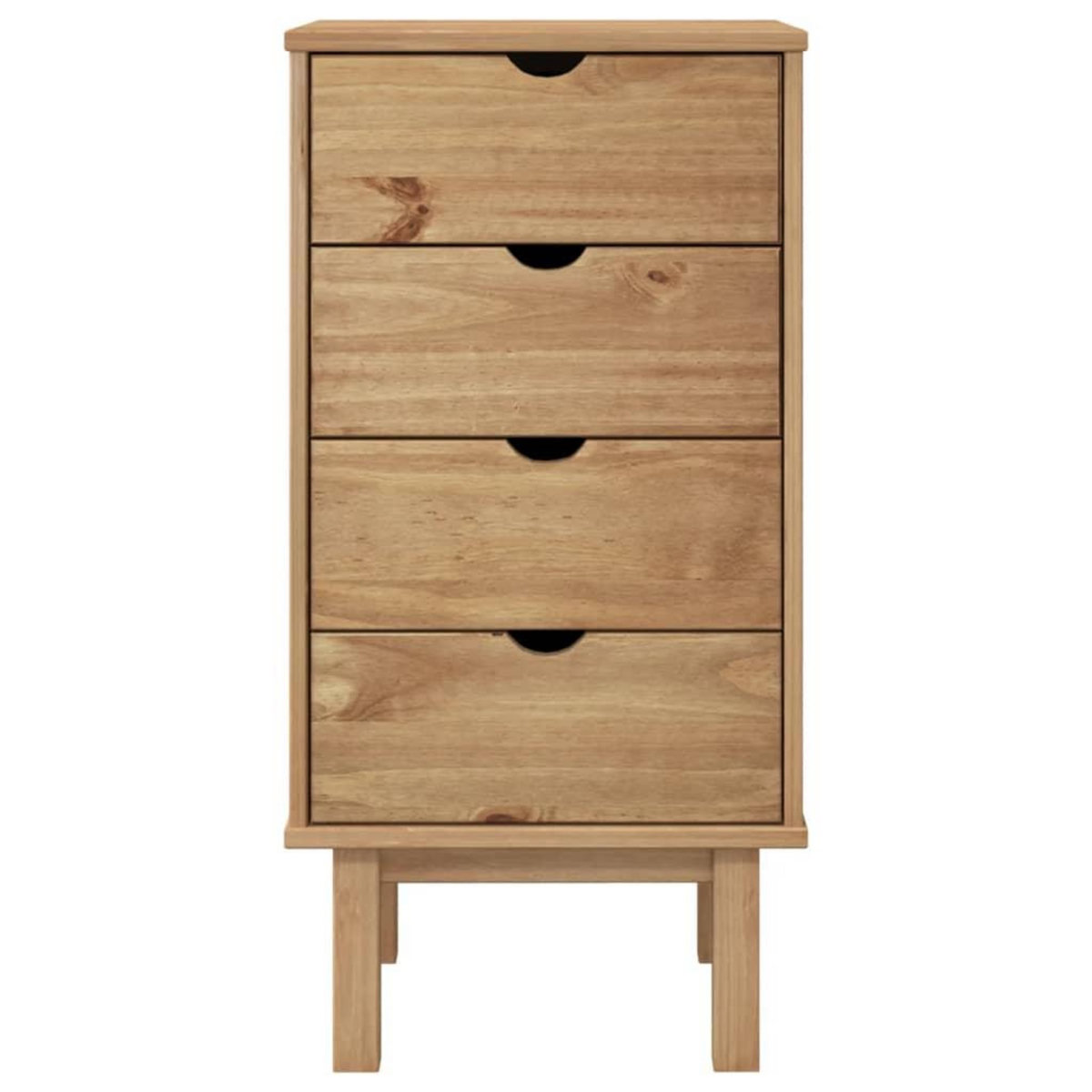 VIDAXL Commode OTTA 45x39x90 cm bois de pin massif