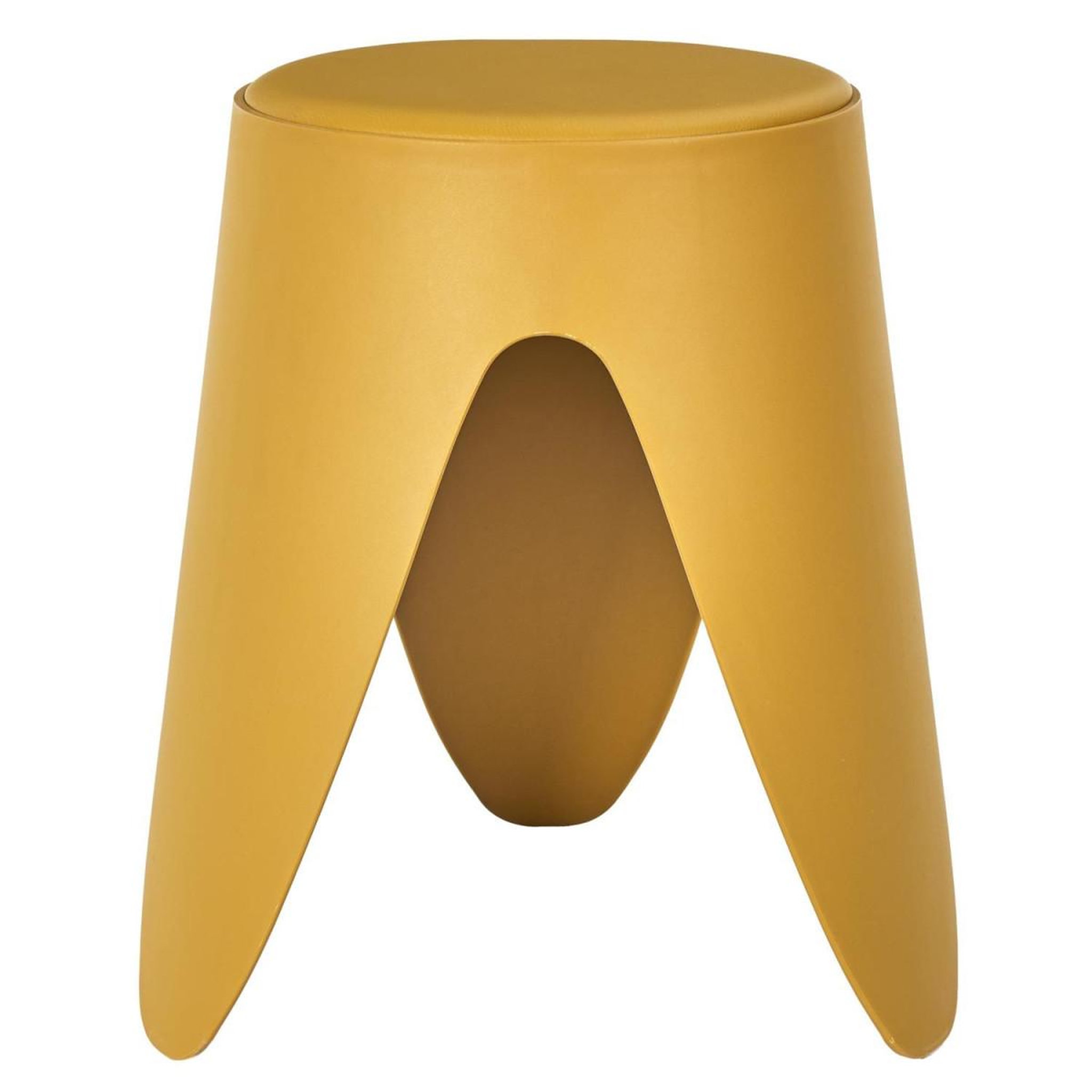 Voir la diapositive 2 : The Home Deco Factory Lot de 6 tabourets empilables  eve  46cm jaune moutarde