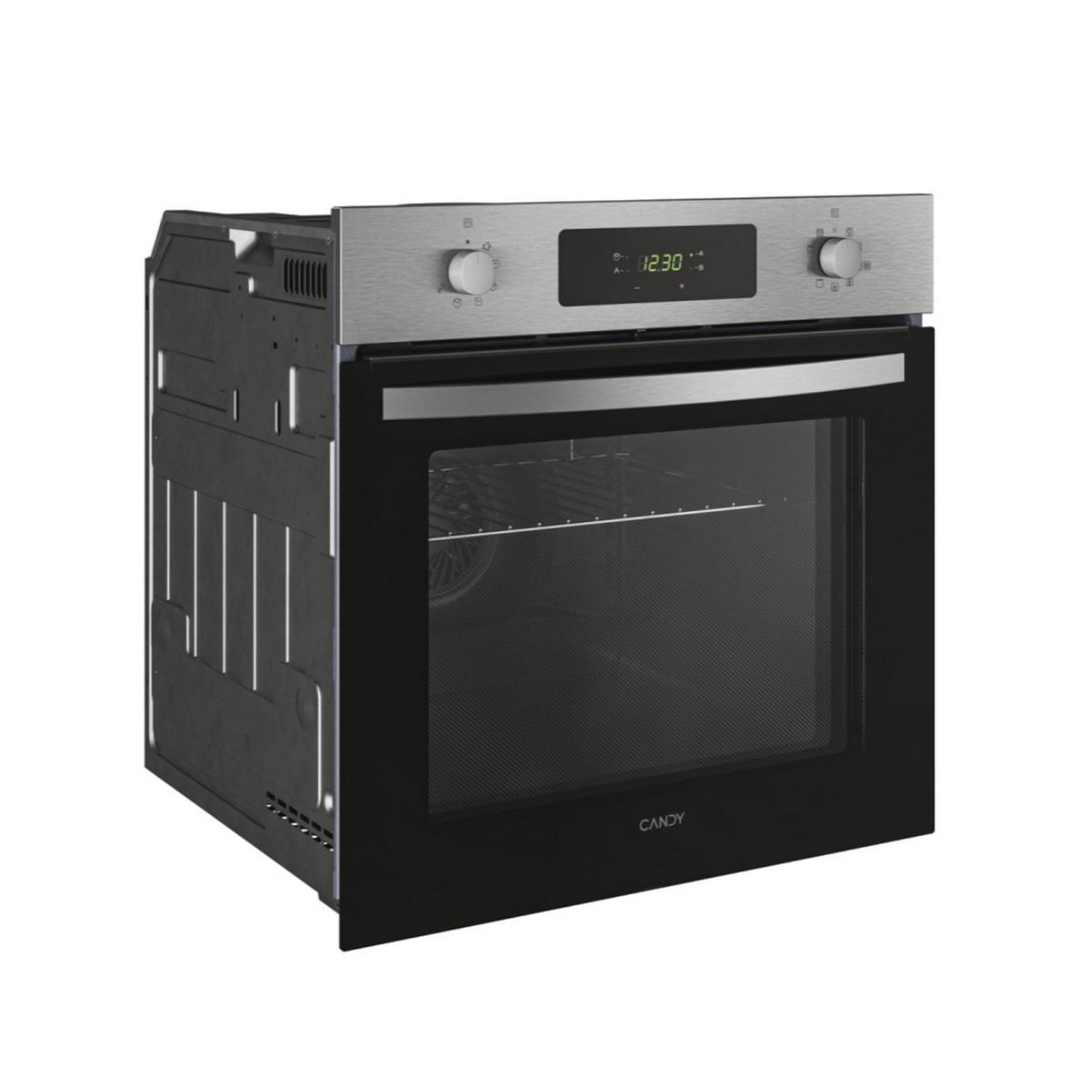 Voir la diapositive 3 : Candy Four intégrable 65l 60cm pyrolyse inox/noir - ficdx676