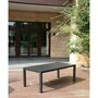 Table de jardin 200X100cm aluminium gris anthracite VITTAL 