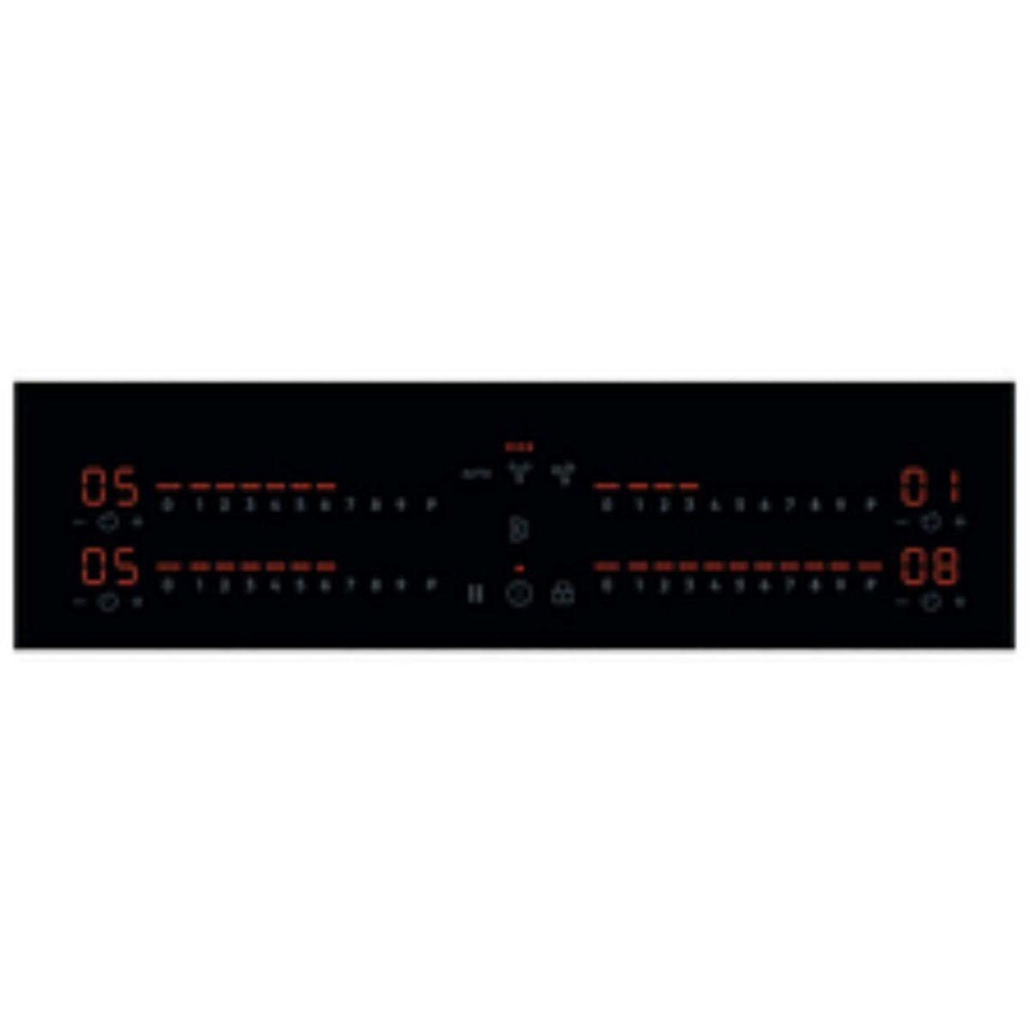 Voir la diapositive 2 : ELECTROLUX Plaque induction aspirante KCC73443 - Hotte intégrée et Zone Bridge