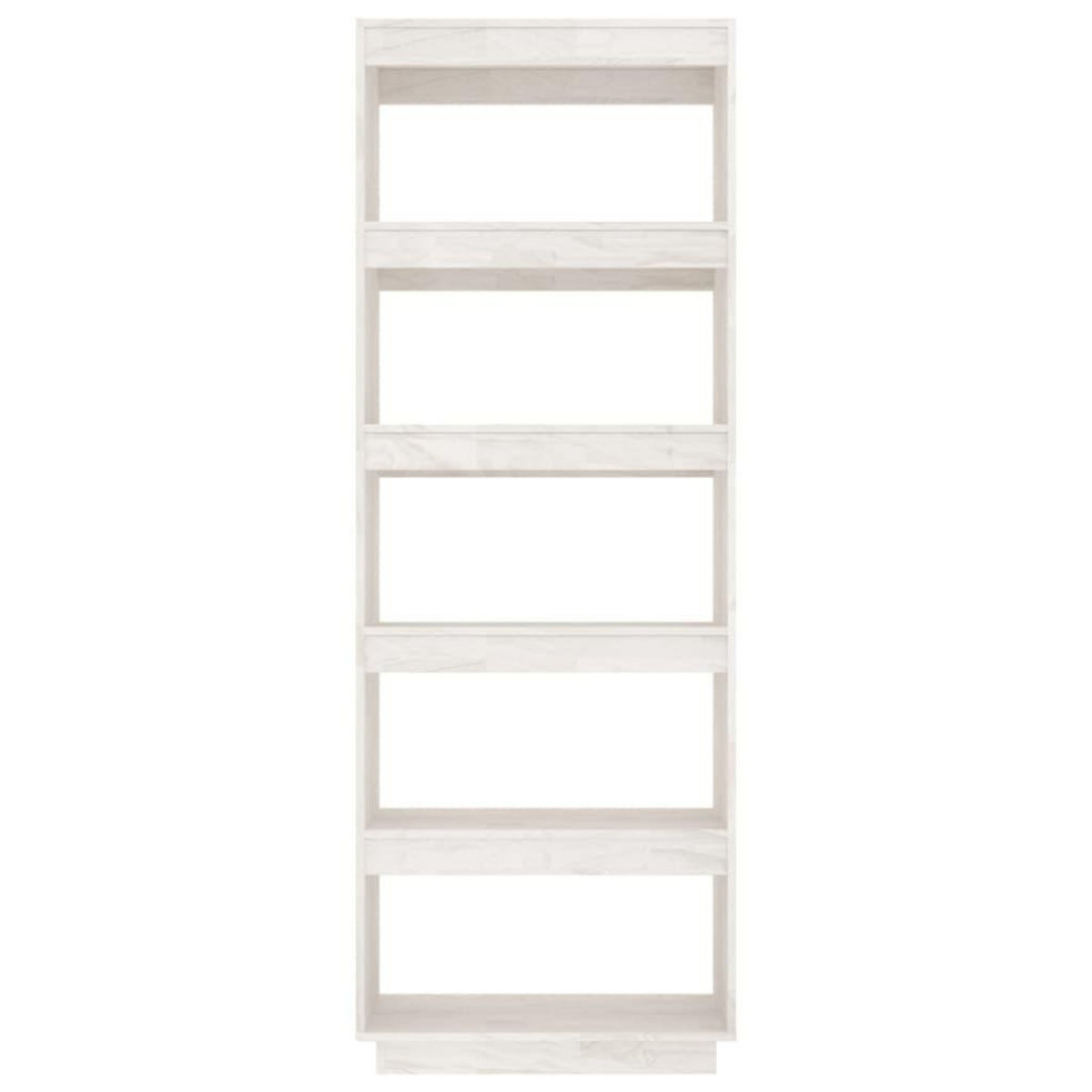 VIDAXL Bibliotheque/Separateur de piece Blanc 60x35x167 cm Pin massif