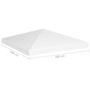 Voir la diapositive 6 : VIDAXL Toile de toit de belvedere 270 g/m^2 3x3 m Blanc