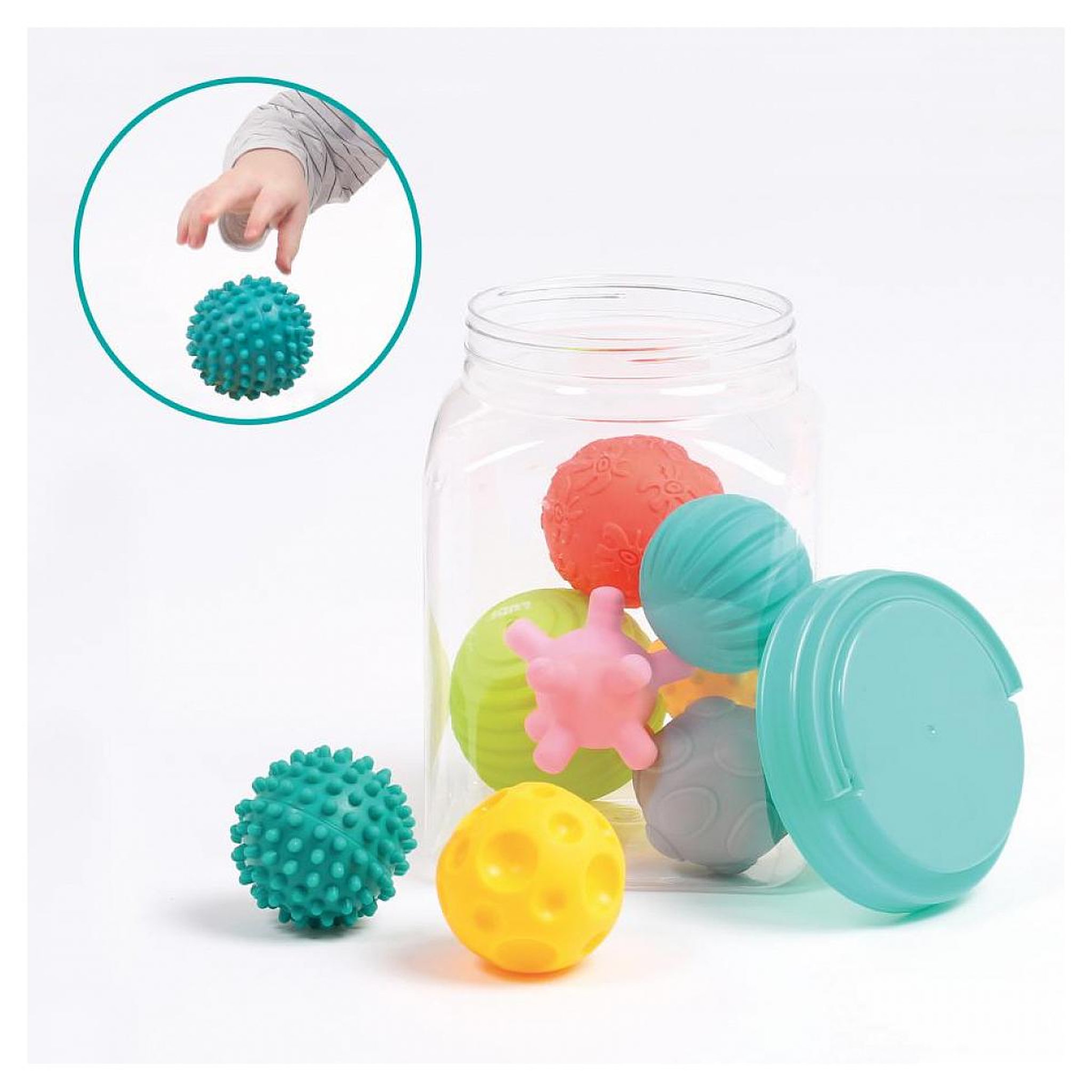 Voir la diapositive 4 : LUDI 8 balles assorties pour les petits