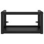 Voir la diapositive 3 : VIDAXL Cadre de lavabo de salle de bain mural Noir 59x38x31 cm Fer