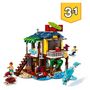 Voir la diapositive 3 : LEGO Creator 3-en-1 31118 La Maison sur la Plage du Surfeur, Jouet, Figurines Animaux Marins