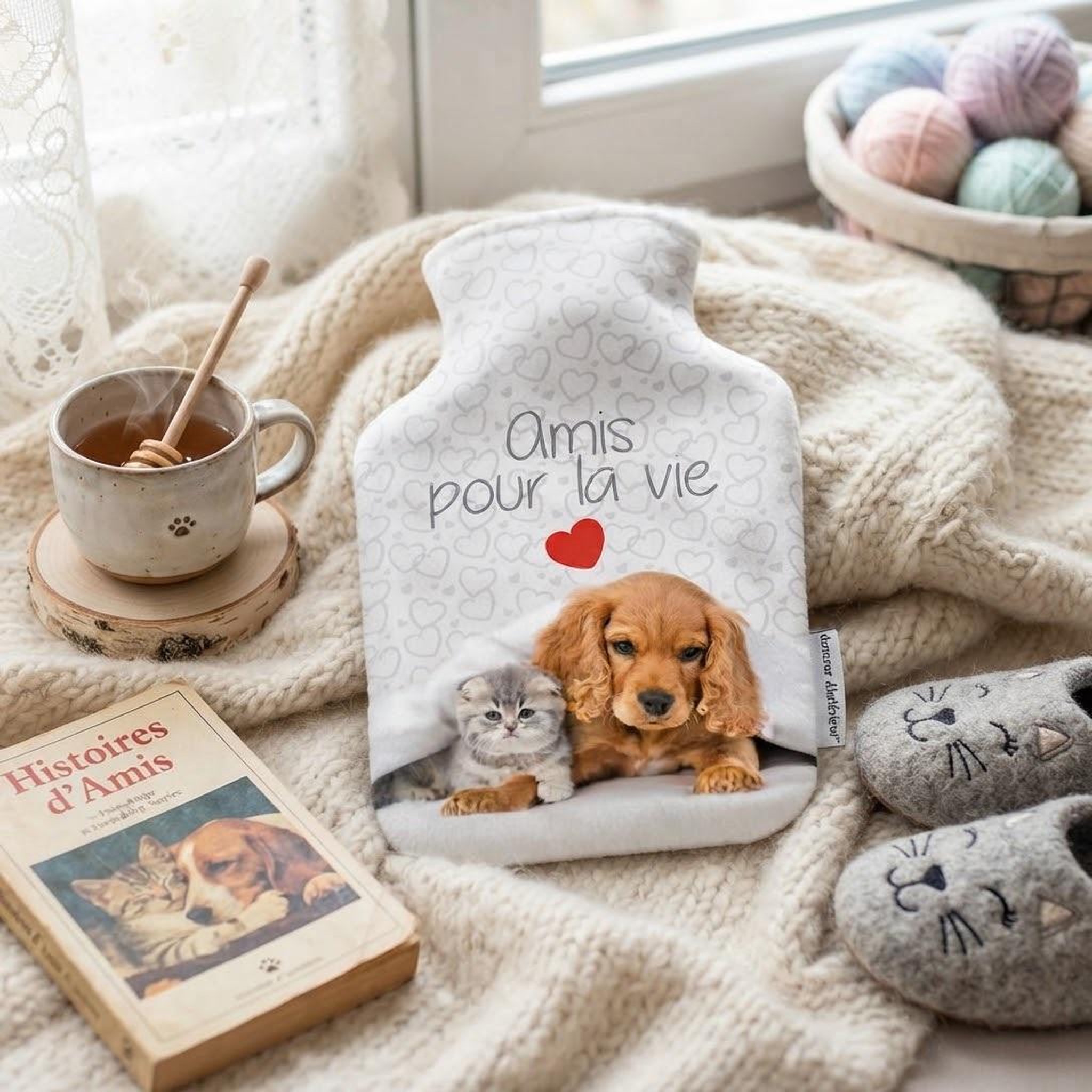 Voir la diapositive 5 : Eden Housse de bouillotte amis pour la vie