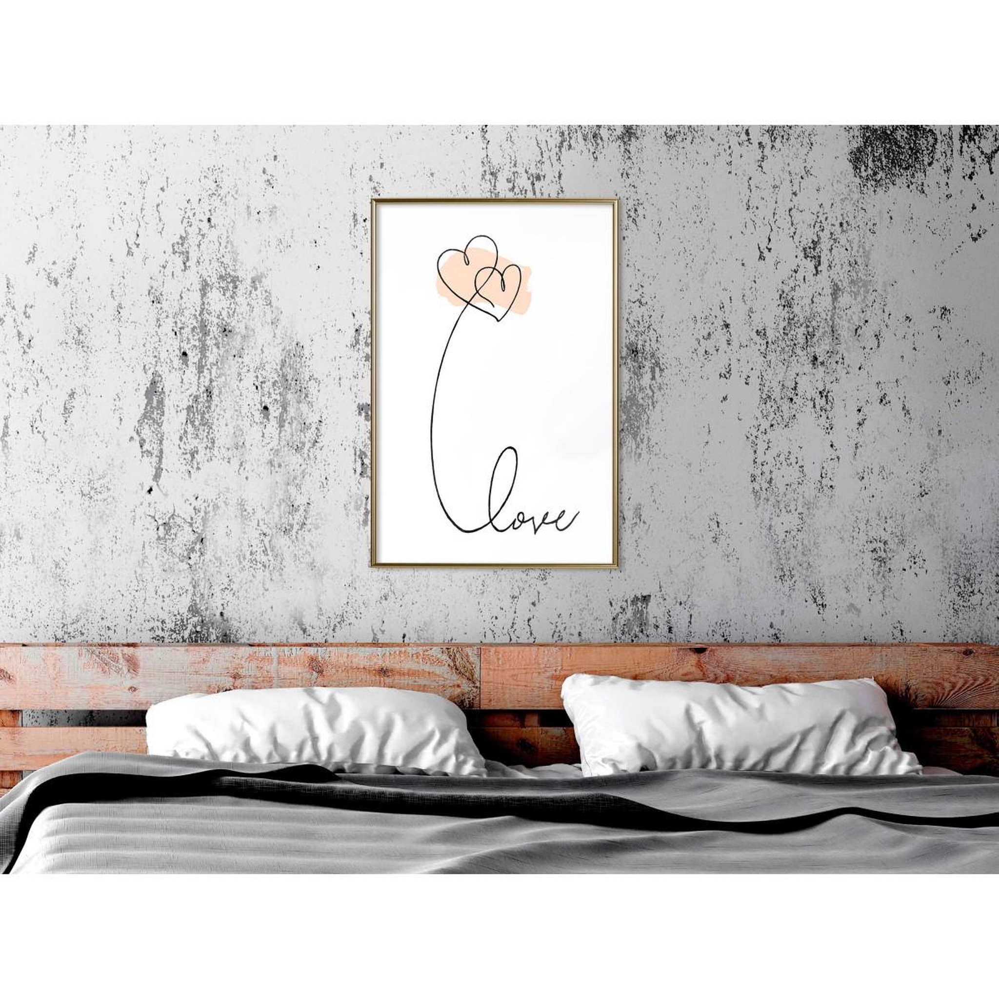 Voir la diapositive 2 : Paris Prix Affiche murale encadrée  love balloon