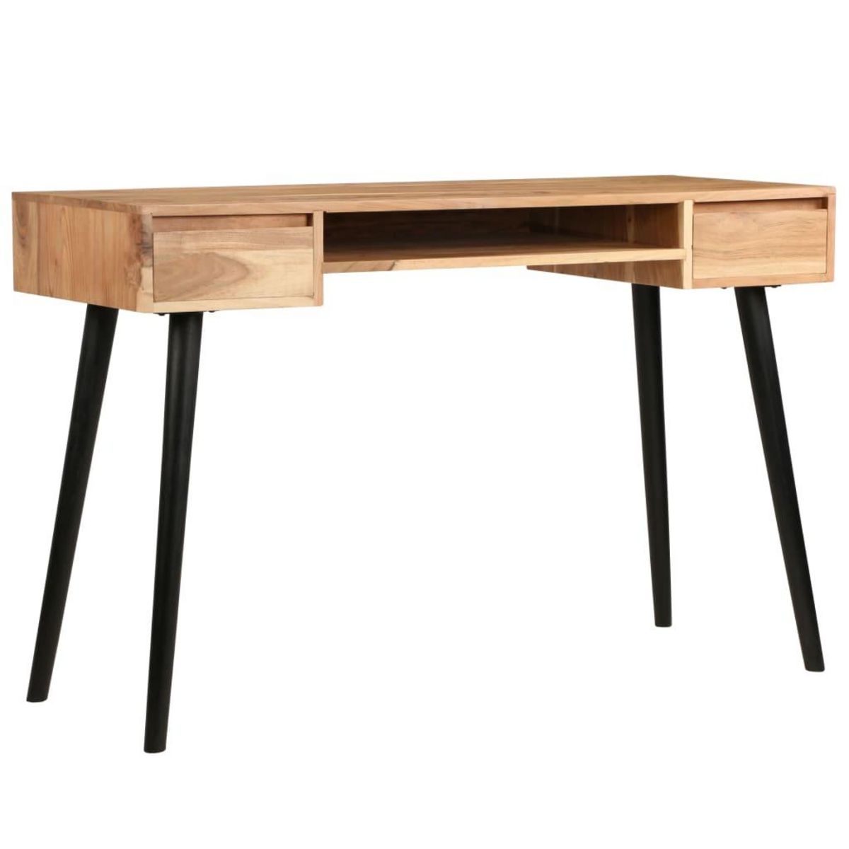 VIDAXL Table a ecrire Bois d'acacia massif 118 x 45 x 76 cm