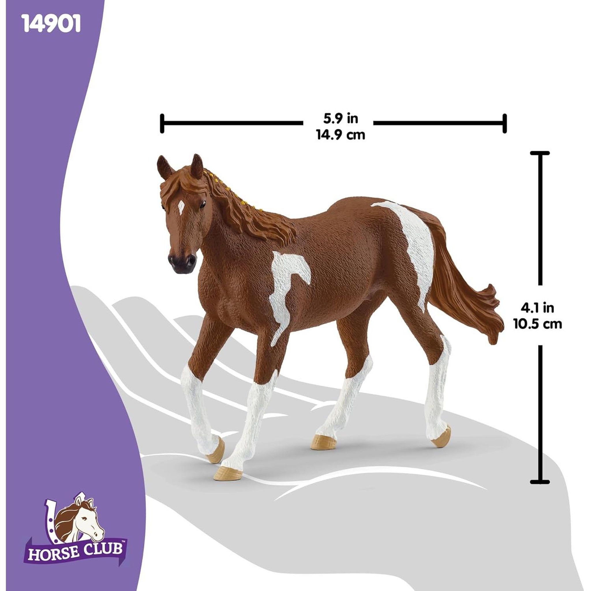 Voir la diapositive 3 : Schleich 14901 Figurine Jument Paint Horse