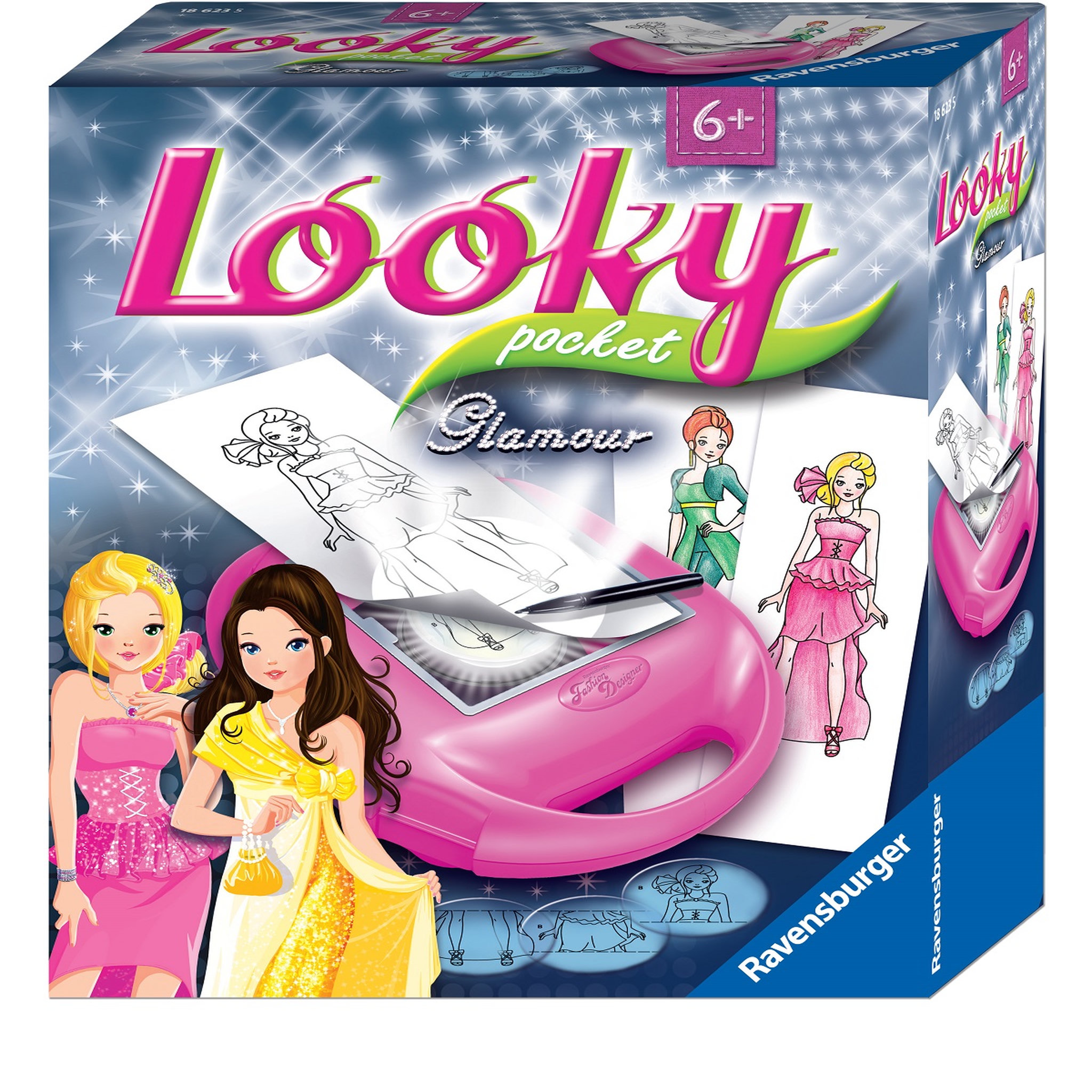 Voir la diapositive 1 : RAVENSBURGER Studio de mode Looky pocket glamour
