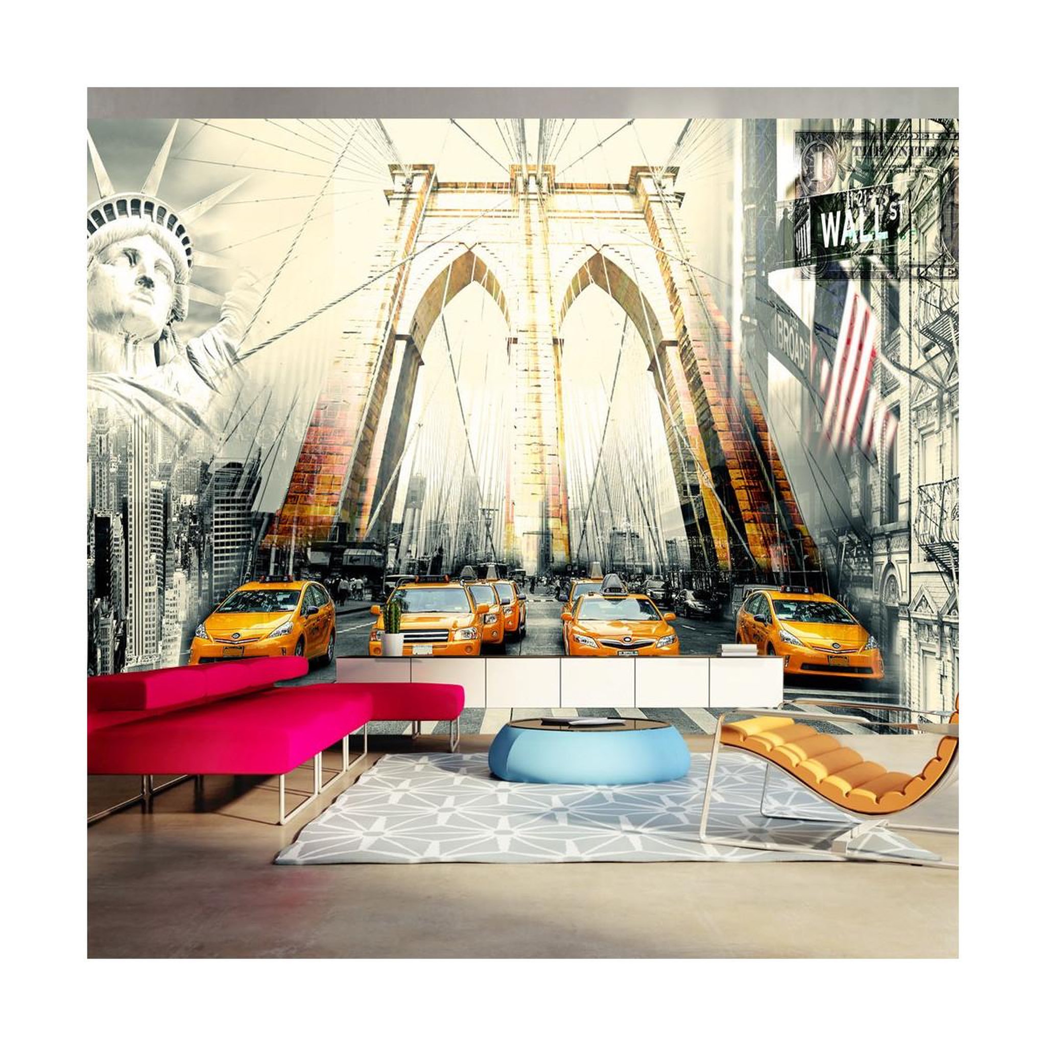 Voir la diapositive 1 : Paris Prix Papier Peint  Urban Living II  450x280cm