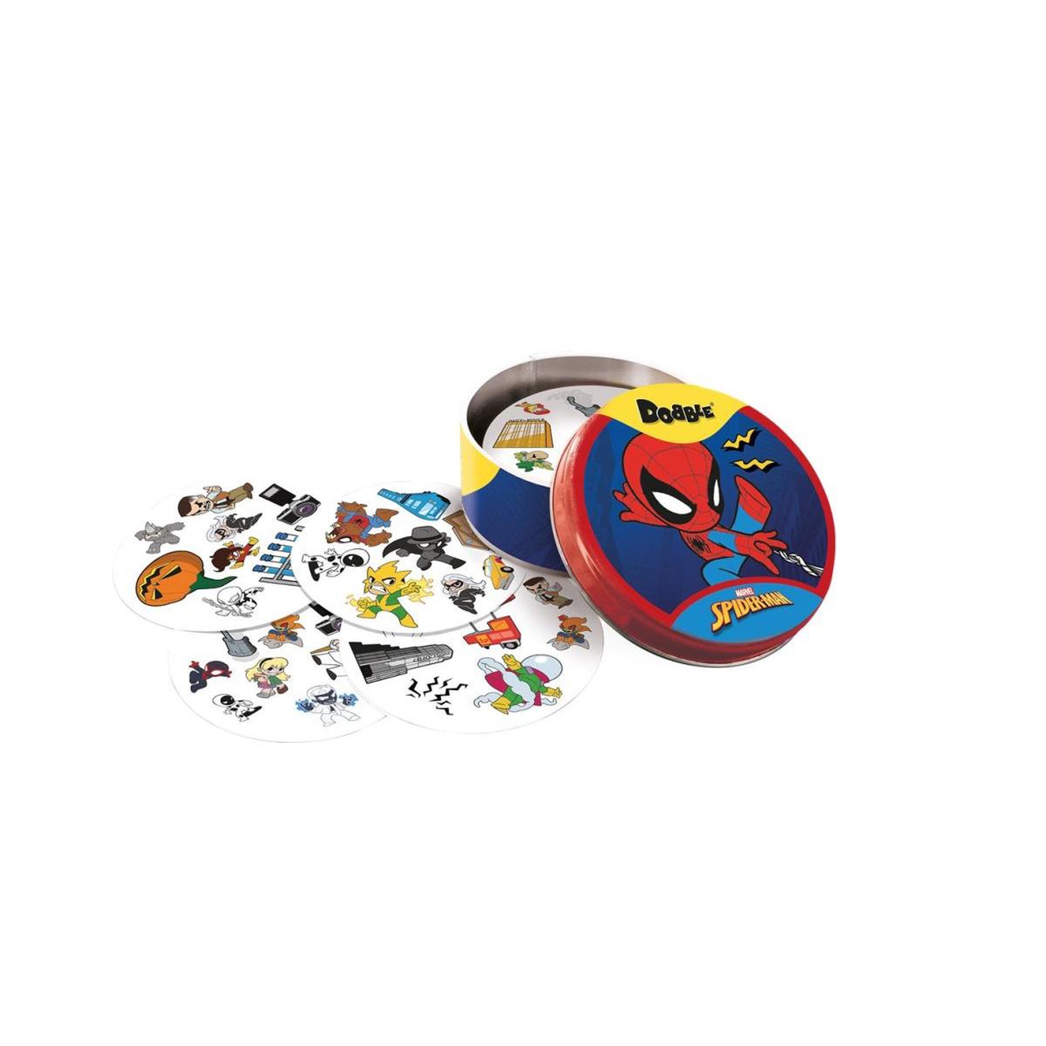 Voir la diapositive 3 : Asmodee Dobble Theme Spiderman (Eco sleeve)