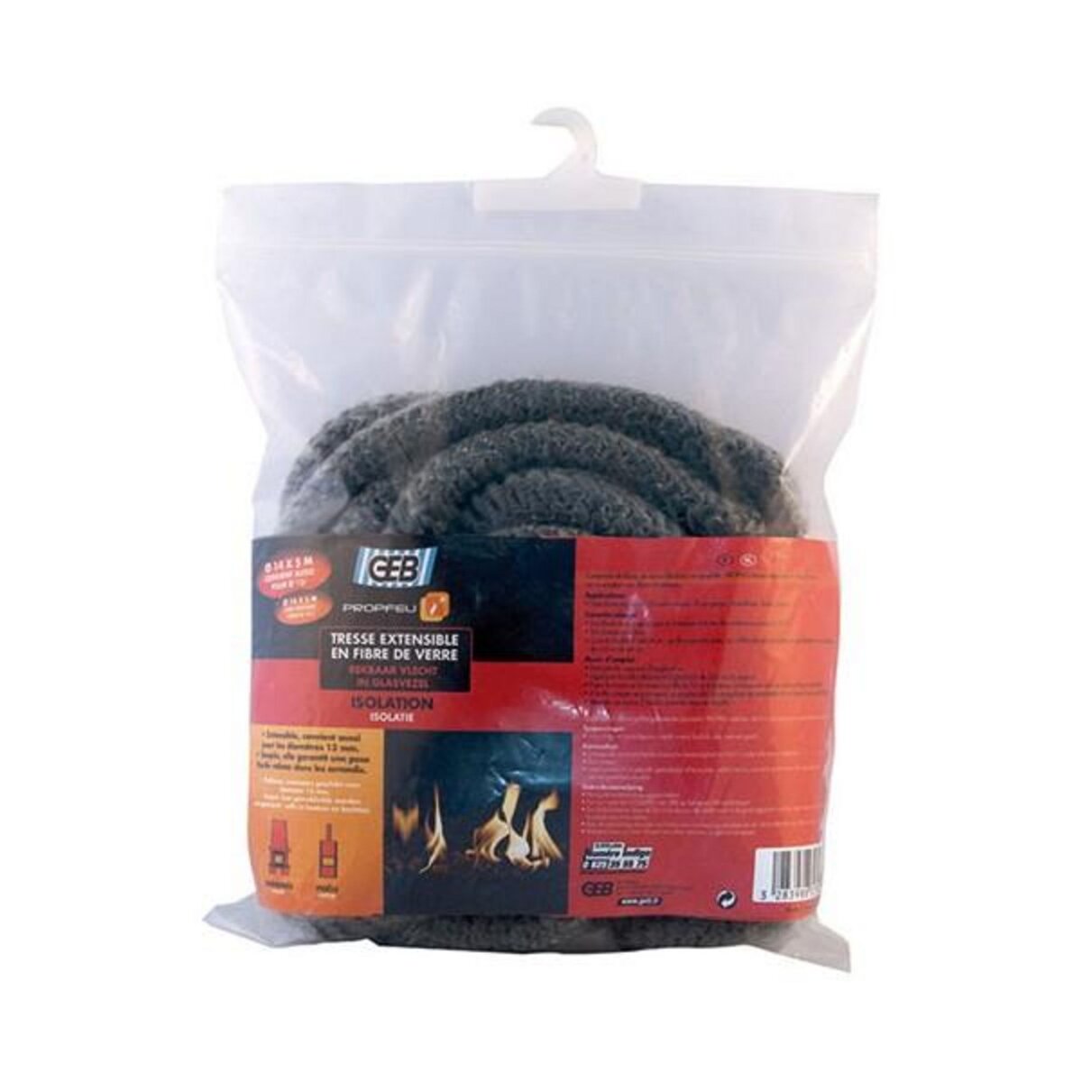 Geb Tresse fibre verre extensible d.14mmx5m - 832790