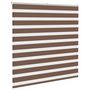 Voir la diapositive 3 : VIDAXL Store zebre marron 150x100cm largeur du tissu 145,9cm polyester