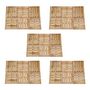 Voir la diapositive 1 : VIDAXL Dalles de terrasse 30 pcs 50x50 cm Bois Marron