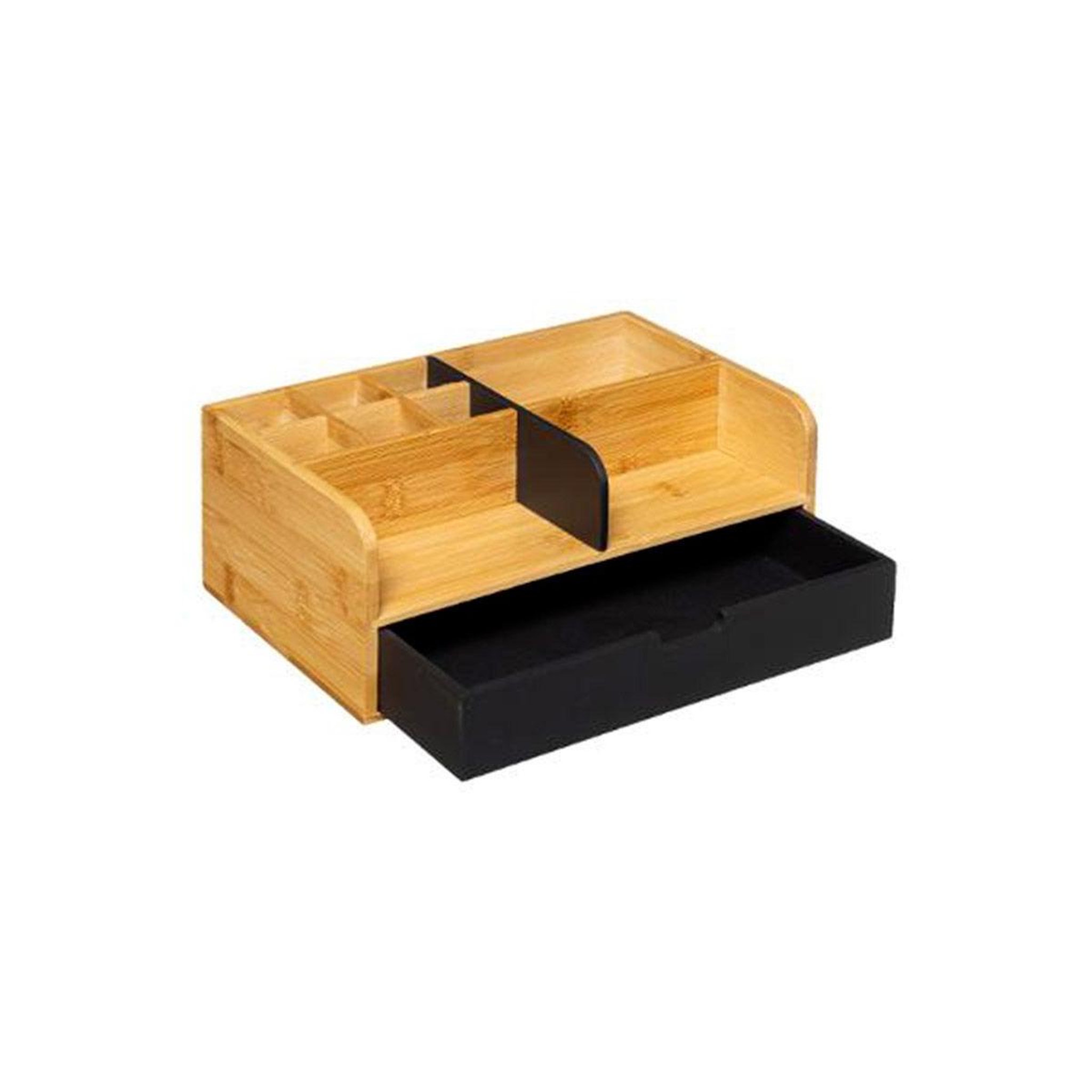 Voir la diapositive 2 : FIVE Plateau organiseur 1 tiroir  modern  25cm charbon