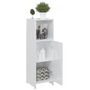 Voir la diapositive 4 : VIDAXL Armoire de salle de bain Blanc brillant 30x30x95 cm