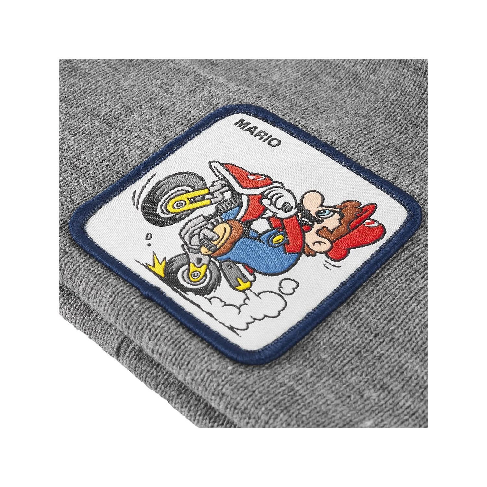 Voir la diapositive 2 : CAPSLAB Bonnet homme super mario kart mario