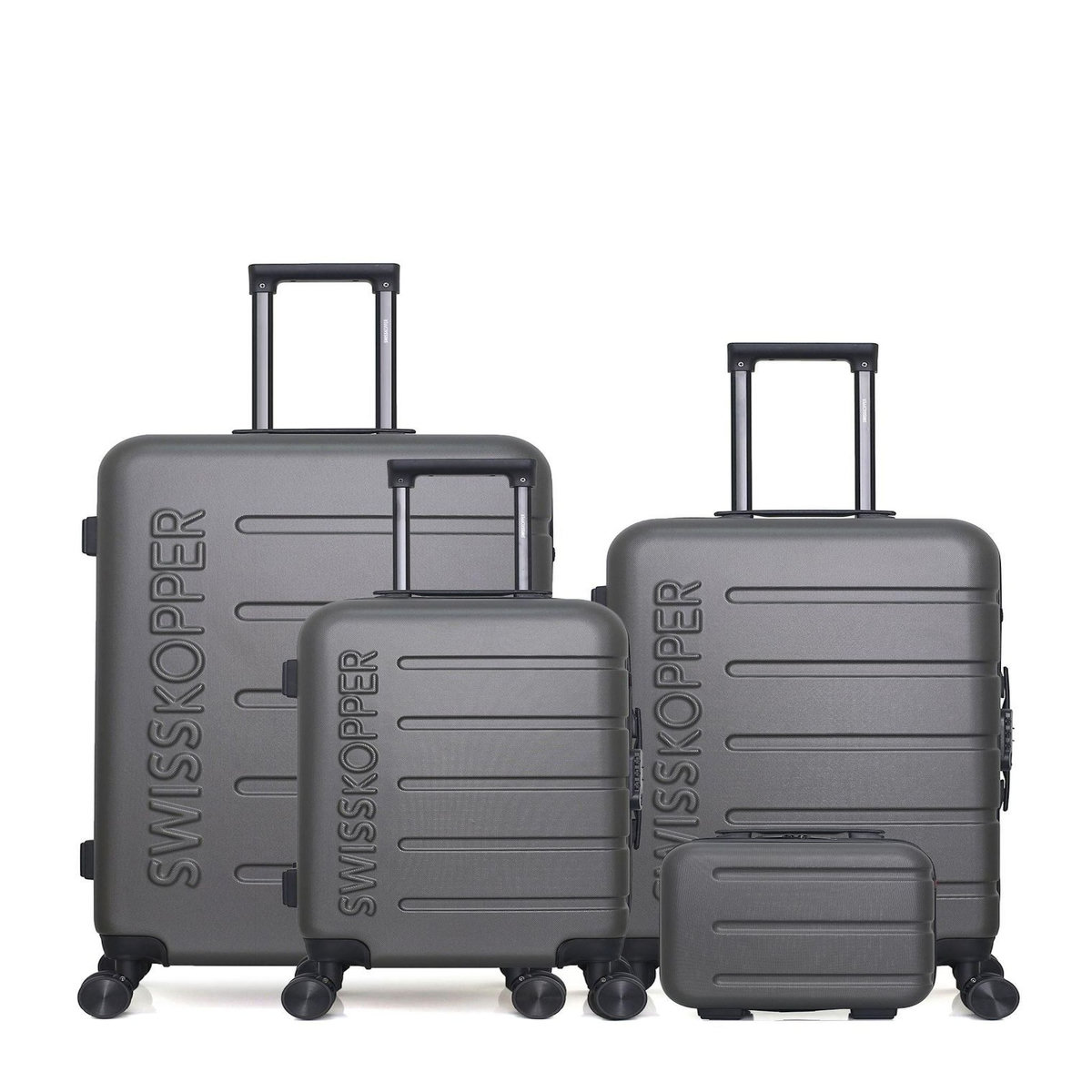 SWISS KOPPER SWISS KOPPER - LOT DE 4 - Valises grand format, weekend, cabine et vanity AIGLE