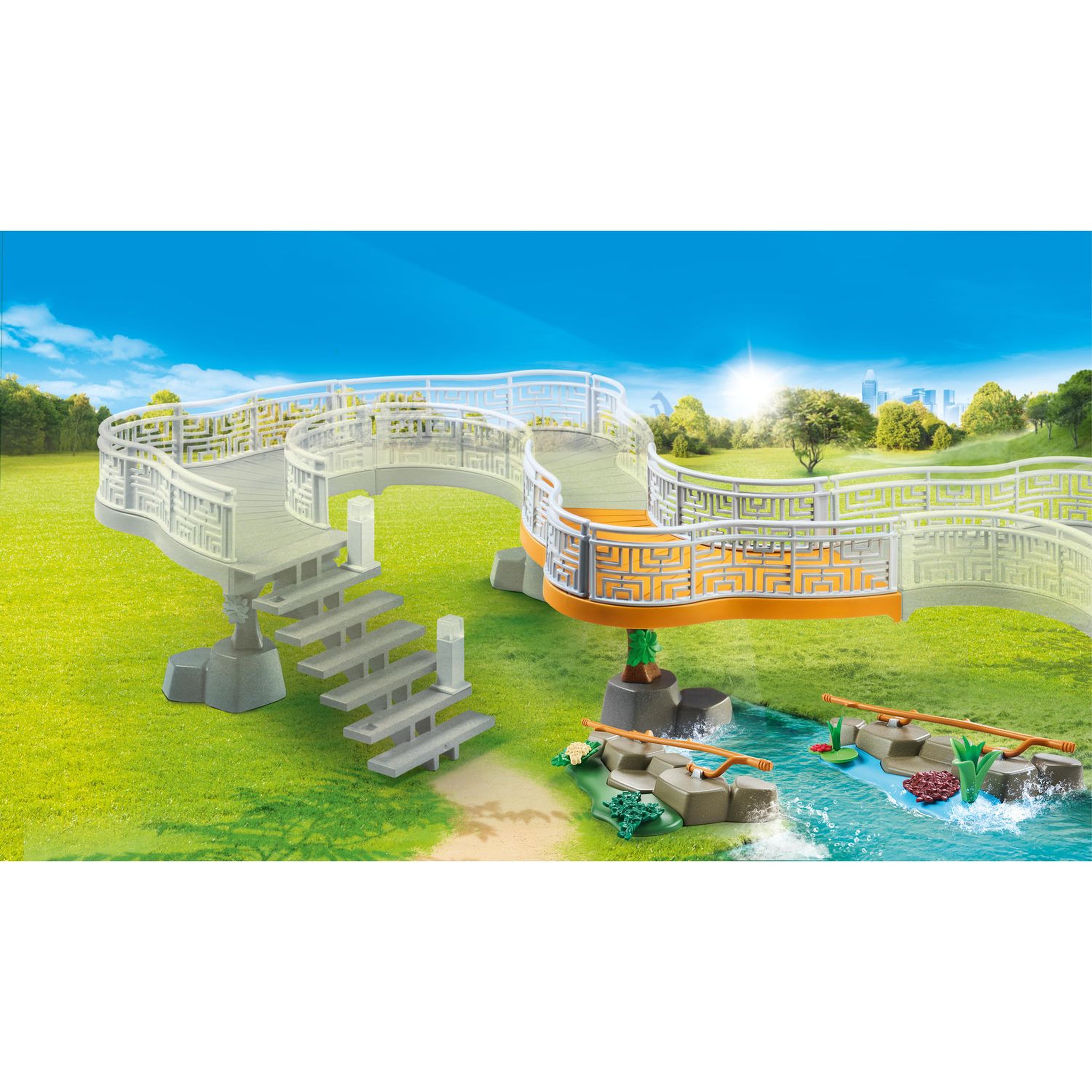 Voir la diapositive 3 : PLAYMOBIL 70348 Family Fun - Extension pour parc animalier
