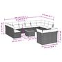 Voir la diapositive 3 : VIDAXL Salon de jardin avec coussins 13 pcs beige resine tressee