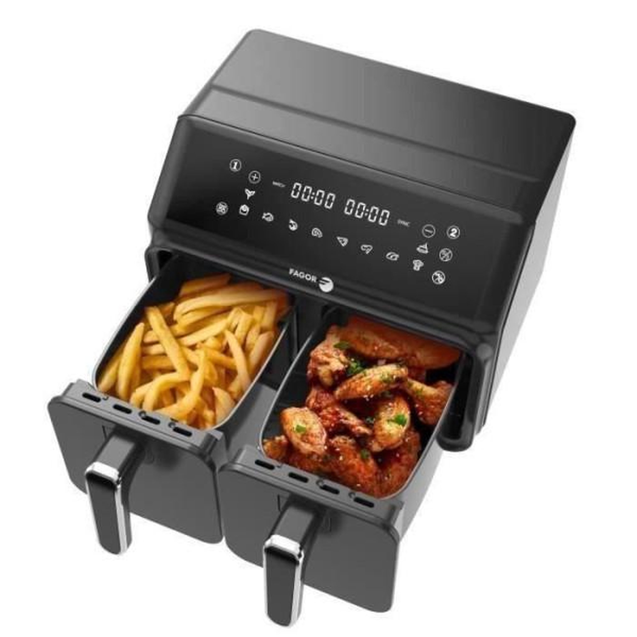 Voir la diapositive 2 : FAGOR Friteuse Fagor FG2X4L 8L sans huile